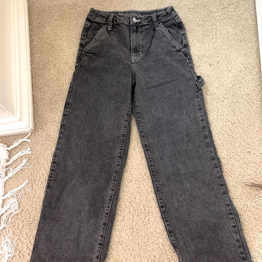black cargo pants